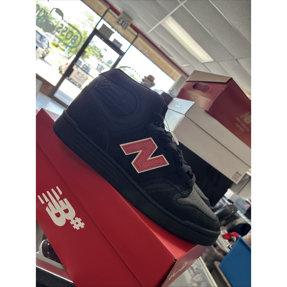 New Balance Chocolate Skateboards  Numeric 480 High Black Red Men's NM480HCH